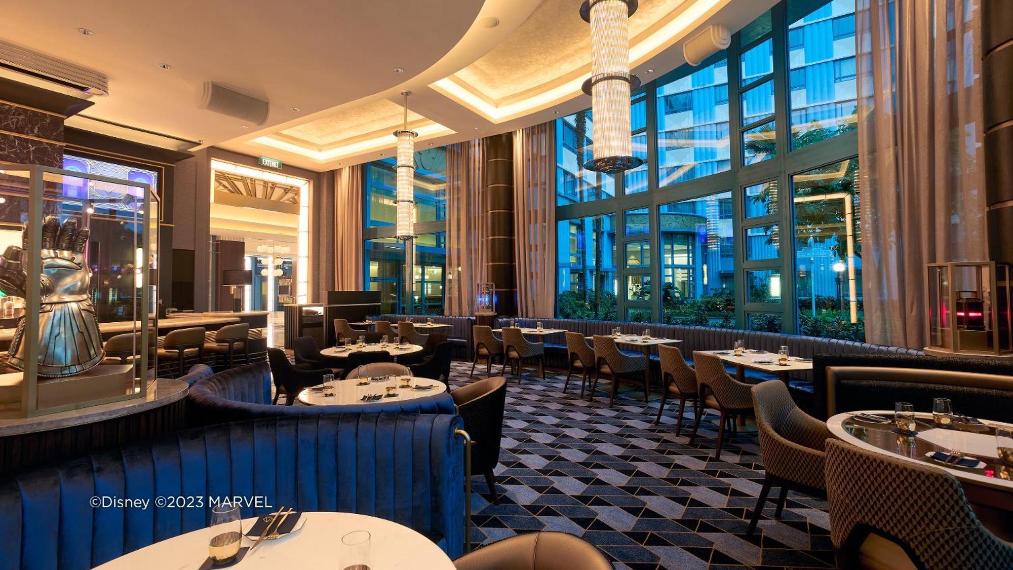 Disney'S Hollywood Hotel Hong Kong Bagian luar foto The interior of the restaurant