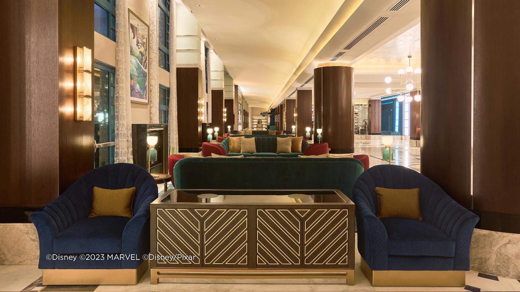 Disney'S Hollywood Hotel Hong Kong Bagian luar foto Lobby