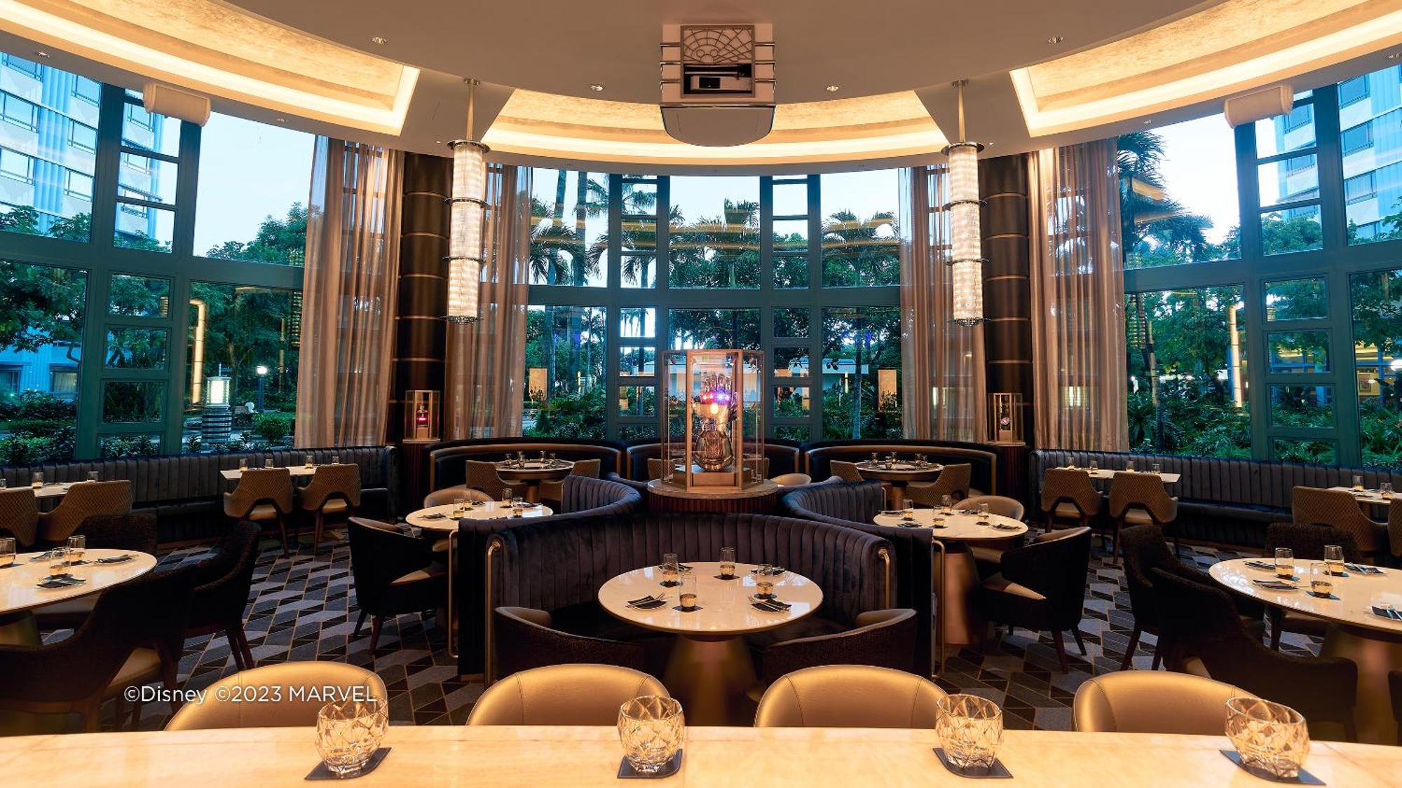 Disney'S Hollywood Hotel Hong Kong Bagian luar foto The interior of the restaurant