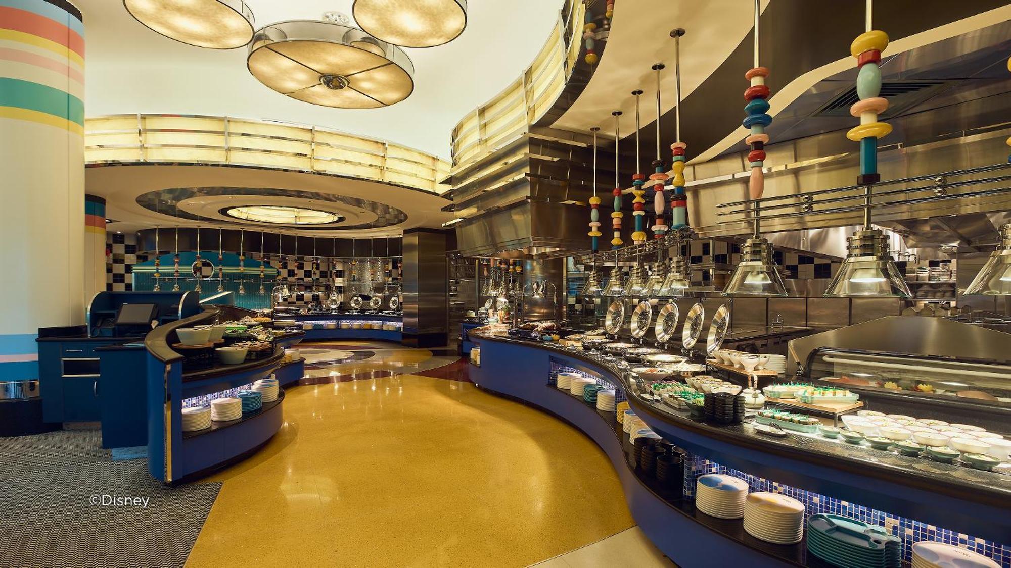Disney'S Hollywood Hotel Hong Kong Bagian luar foto The buffet at the Wynn