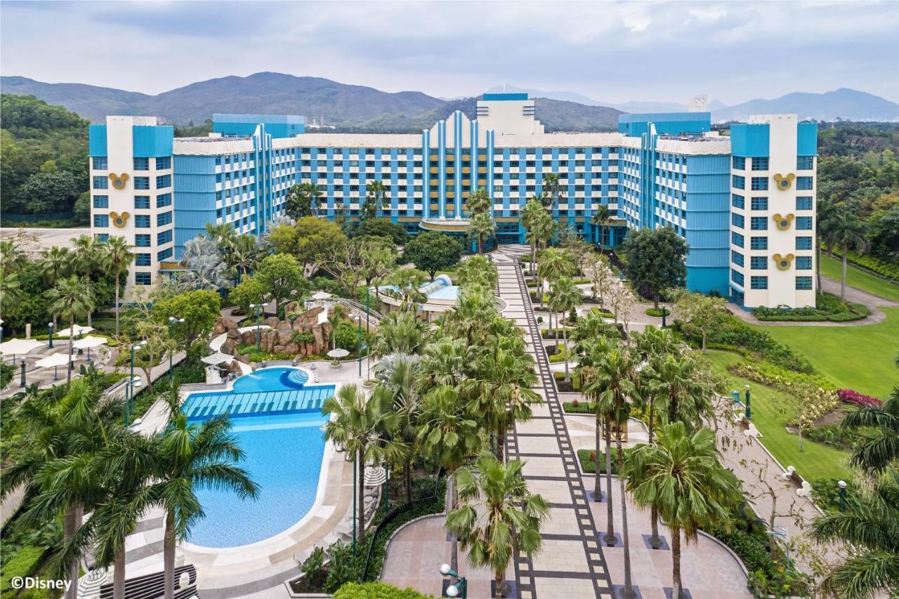 Disney'S Hollywood Hotel Hong Kong Bagian luar foto The hotel